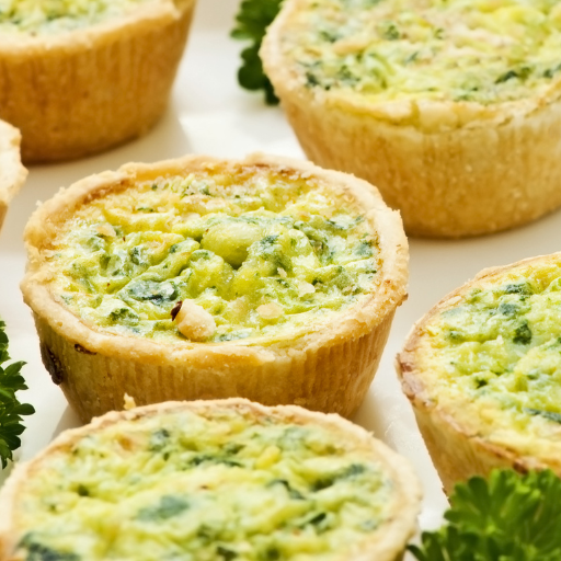 Quinoa and Spinach Mini Quiches